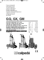 Preview for 1 page of Calpeda GM Original Operating Instructions