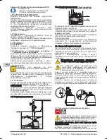 Предварительный просмотр 52 страницы Calpeda GXR(M) 11 Operating Instructions Manual