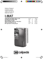 Calpeda I-MAT 5,2 TT-A Operating Instructions Manual preview