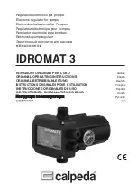 Предварительный просмотр 1 страницы Calpeda IDROMAT 3 Original Operating Instructions