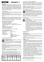 Предварительный просмотр 7 страницы Calpeda IDROMAT 3 Original Operating Instructions