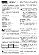 Предварительный просмотр 17 страницы Calpeda IDROMAT 3 Original Operating Instructions