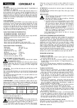 Preview for 18 page of Calpeda IDROMAT 3 Original Operating Instructions