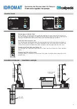 Предварительный просмотр 3 страницы Calpeda IDROMAT 5 Quick Start Manual