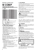 Preview for 4 page of Calpeda M COMP 10-25 Original Operating Instructions