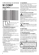 Предварительный просмотр 6 страницы Calpeda M COMP 10-25 Original Operating Instructions