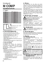 Предварительный просмотр 10 страницы Calpeda M COMP 10-25 Original Operating Instructions