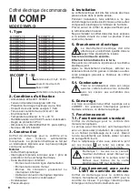 Предварительный просмотр 6 страницы Calpeda M COMP 4-16 Original Operating Instructions