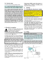 Предварительный просмотр 2 страницы Calpeda MPC Compact Pool Operating Instructions Manual