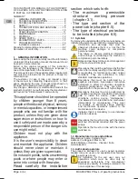 Preview for 8 page of Calpeda MXP Series Operating Instructions Manual