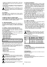 Предварительный просмотр 19 страницы Calpeda MXV 25 Original Operating Instructions