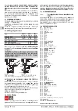 Предварительный просмотр 70 страницы Calpeda MXV-B, MXV, MXVL, MXVL4, MXV4 Operating Instructions Manual