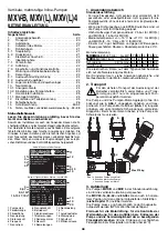 Предварительный просмотр 20 страницы Calpeda MXV-B Series Original Operating Instructions