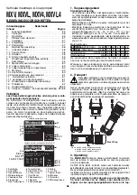 Предварительный просмотр 56 страницы Calpeda MXV-B Series Original Operating Instructions