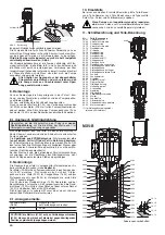 Предварительный просмотр 10 страницы Calpeda MXV-B Original Operating Instructions