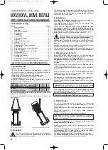 Предварительный просмотр 22 страницы Calpeda MXV Original Operating Instructions