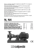 Calpeda N Original Operating Instructions preview