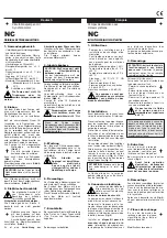 Preview for 2 page of Calpeda NC Original Operating Instructions