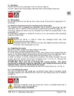 Preview for 15 page of Calpeda NCE EA Series Operating Instructions Manual