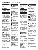 Preview for 1 page of Calpeda NCES Series Original Operating Instructions