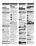 Preview for 3 page of Calpeda NCES Series Original Operating Instructions