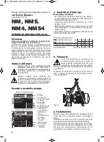 Preview for 2 page of Calpeda NM Original Operating Instructions