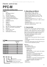 Preview for 7 page of Calpeda PFC-M Series Operating Instructions Manual