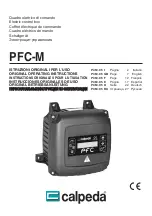 Предварительный просмотр 1 страницы Calpeda PFC-M Original Operating Instructions