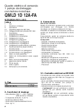 Preview for 2 page of Calpeda QMLD 1D 12A-FA Original Operating Instructions