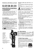 Preview for 12 page of Calpeda SD Series Original Operating Instructions
