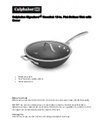 Preview for 1 page of Calphalon Signature Nonstick 12-in Quick Start Manual