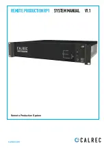 Calrec RP1 System Manual preview