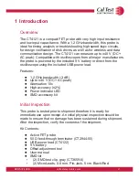 Предварительный просмотр 5 страницы Caltest CT4121 User Manual