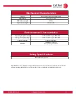 Предварительный просмотр 12 страницы Caltest CT4192 User Manual