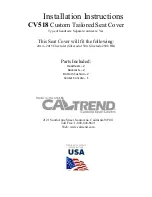 Предварительный просмотр 1 страницы Caltrend CV518 Installation Instructions