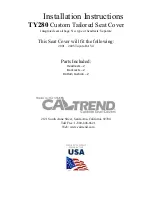 Preview for 1 page of Caltrend TY280 Installation Instructions