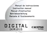 Calypso Watches DIGITAL IKM1015 Instruction Manual preview