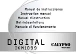 Calypso Watches DIGITAL IKM1099 Instruction Manual preview