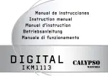 Preview for 1 page of Calypso Watches DIGITAL IKM1113 Instruction Manual