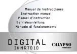 Calypso Watches Digital IKMRT010 Instruction Manual preview