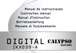 Calypso Watches DIGITAL IKX009-A Instruction Manual preview