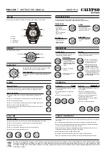 Preview for 3 page of Calypso Watches IKMD17414 Instruction Manual