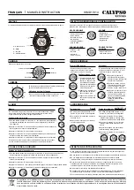 Preview for 4 page of Calypso Watches IKMD17414 Instruction Manual