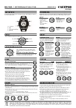 Preview for 5 page of Calypso Watches IKMD17414 Instruction Manual