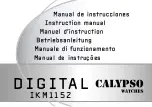 Calypso Watches K5744/1 Instruction Manual preview