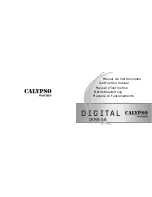 Preview for 1 page of Calypso DIGITAL IKM856 Instruction Manual