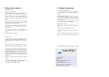 Preview for 10 page of Calypso Ultrasonic Portable User Manual