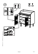 Предварительный просмотр 19 страницы Cam Cam Copenhagen HARLEQUIN 2001C-23 Assembly Manual