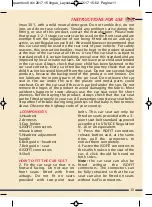 Preview for 11 page of cam IL MONDO DEL BAMBINO Quantico Instructions For Use Manual