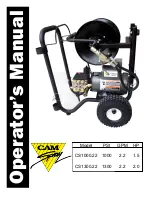 Cam Spray CS1000.22 Operator'S Manual предпросмотр